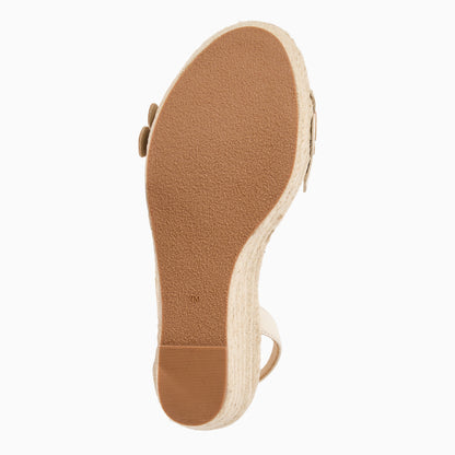 Talahi Flower Wedge Heel