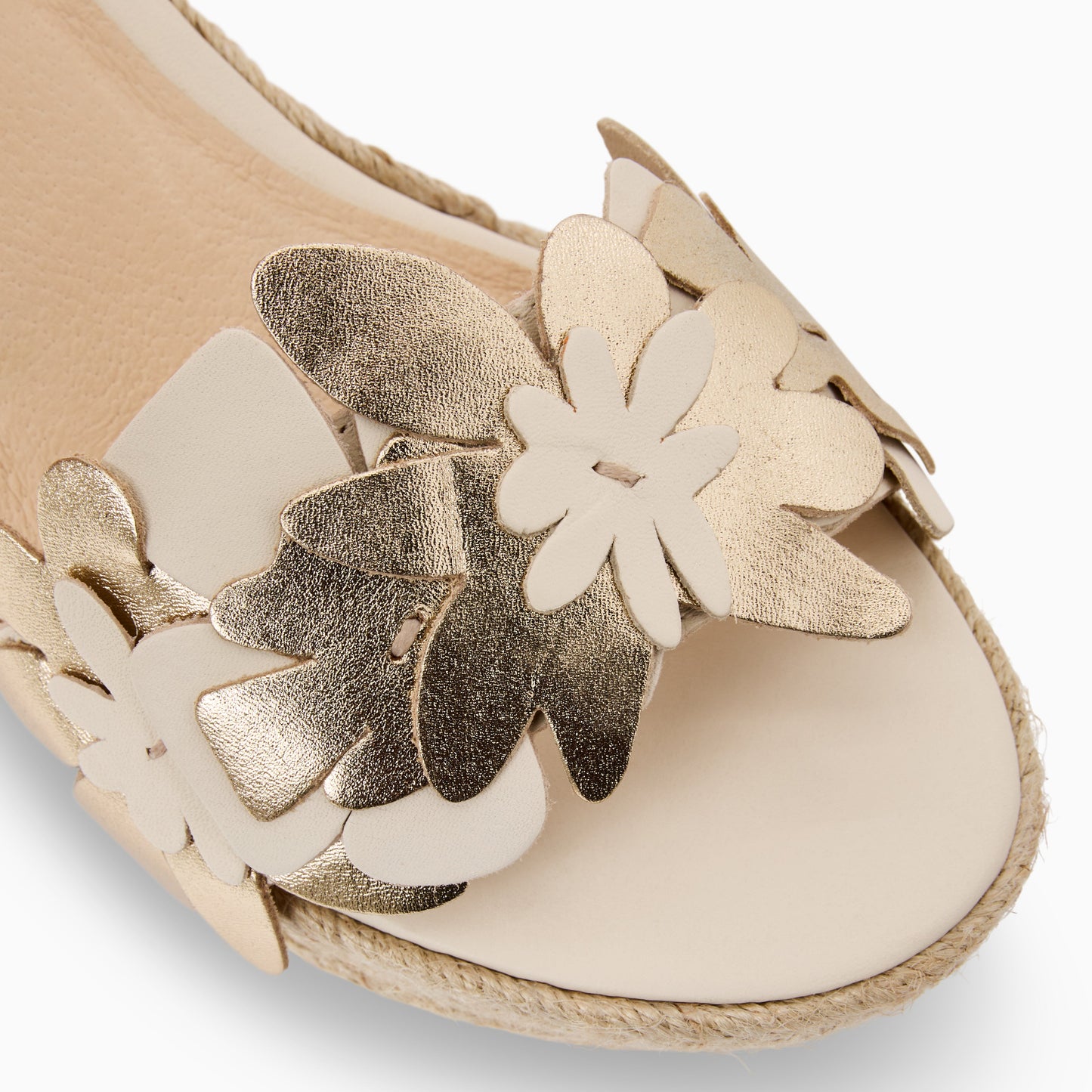 Talahi Flower Wedge Heel