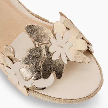 Talahi Flower Wedge Heel