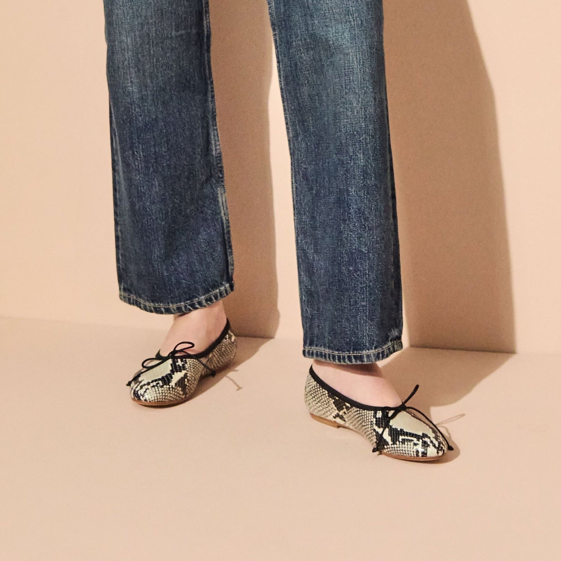 Carlotta Italian Leather Flat