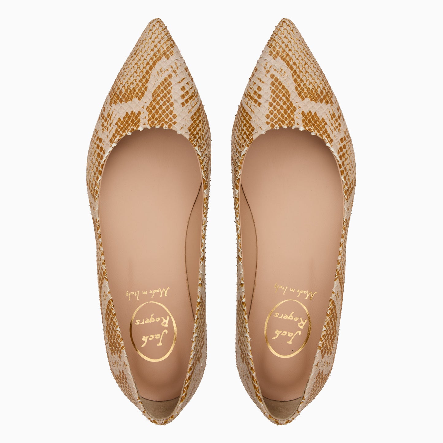 Gabrisa Italian Leather Flat