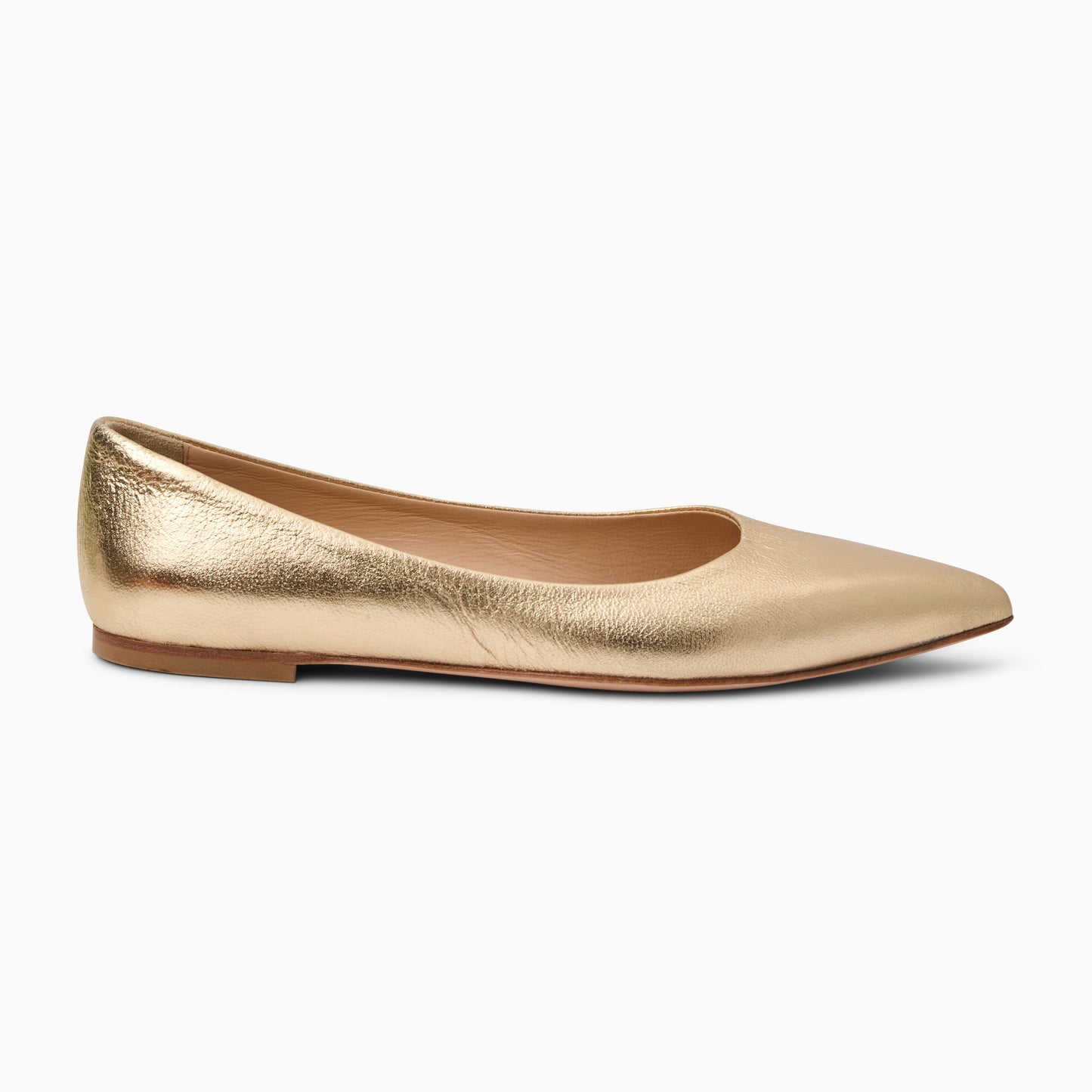 Gabrisa Italian Leather Flat