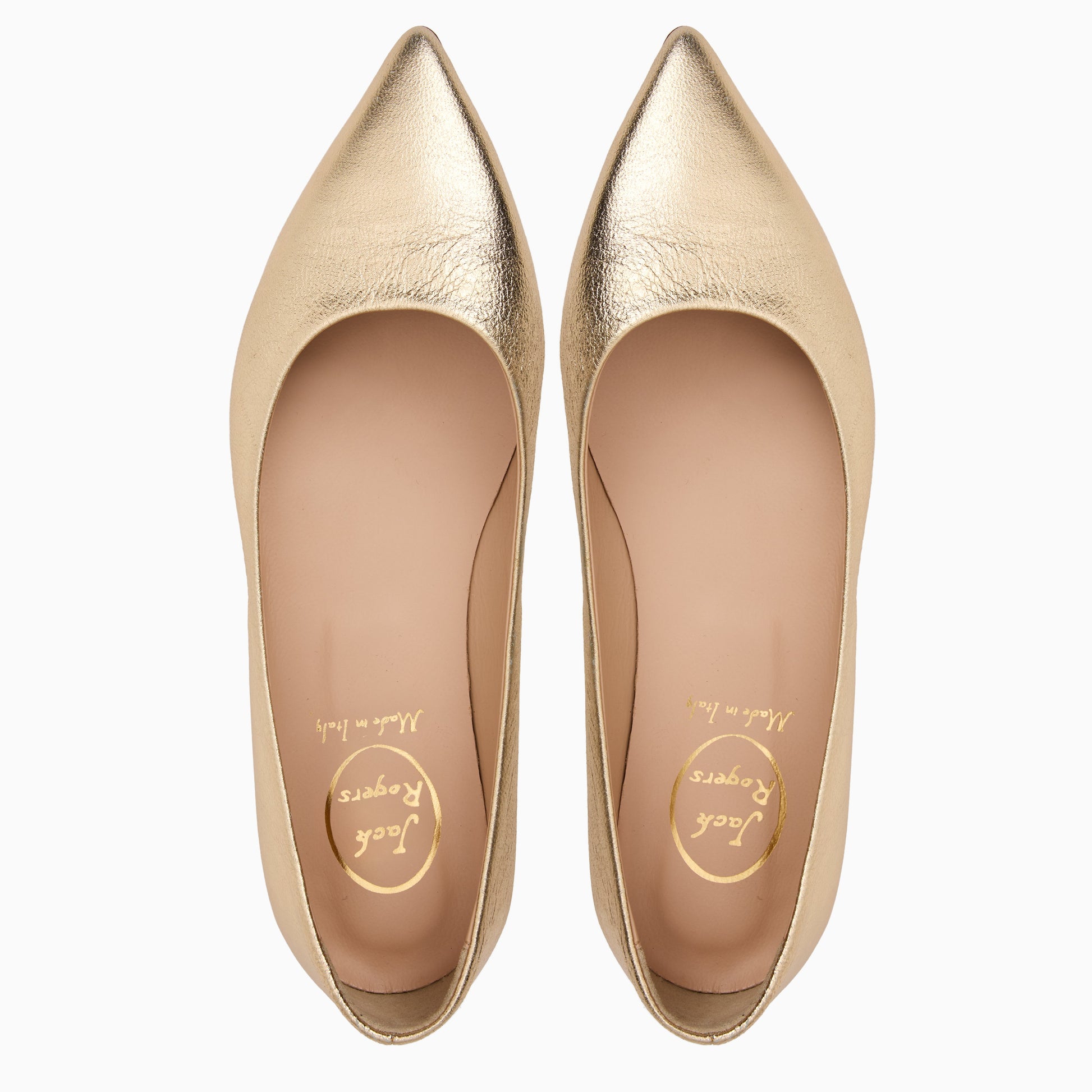 Gabrisa Italian Leather Flat