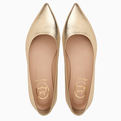 Gabrisa Italian Leather Flat