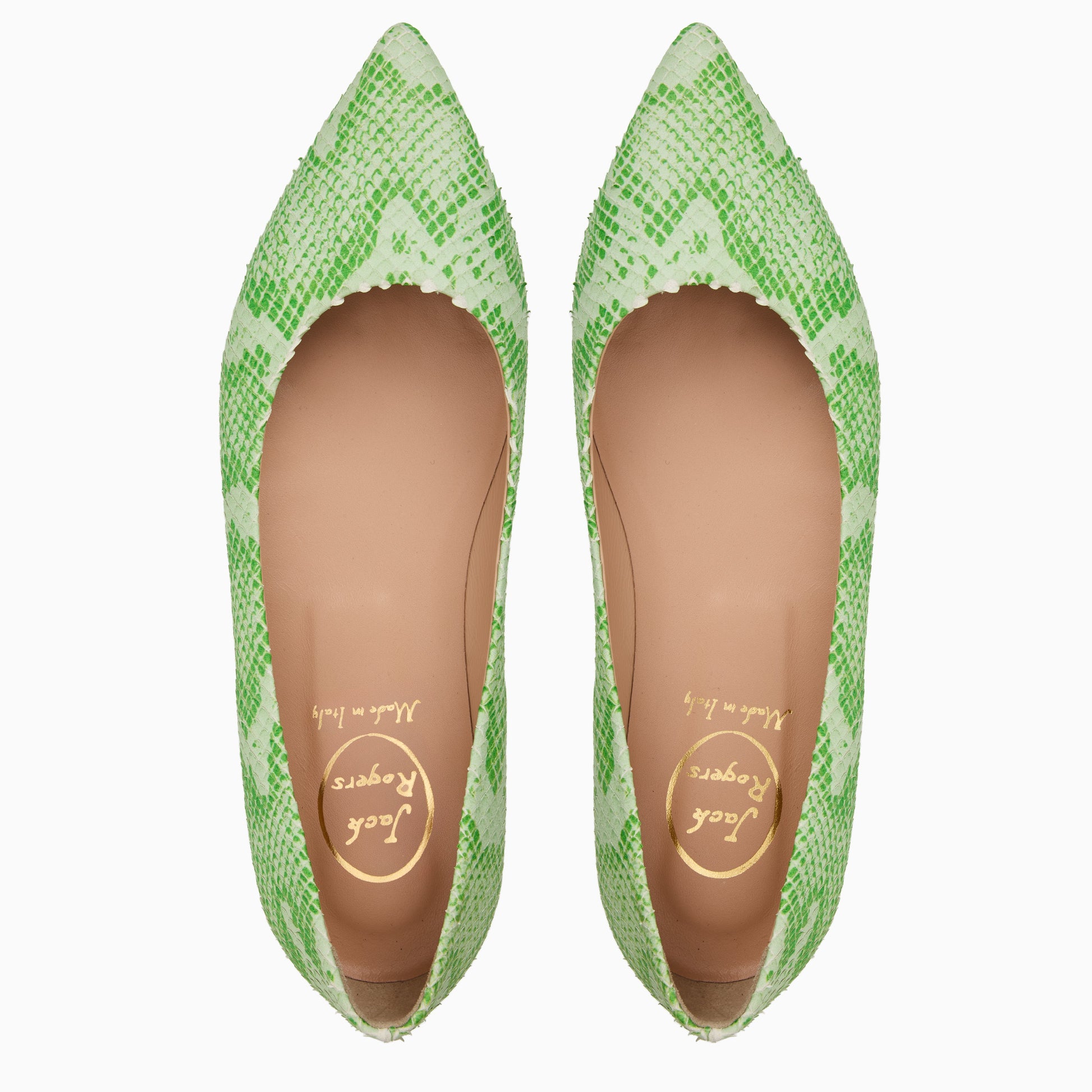 Gabrisa Italian Leather Flat