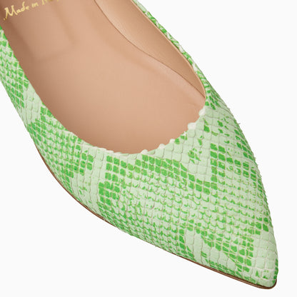 Gabrisa Italian Leather Flat