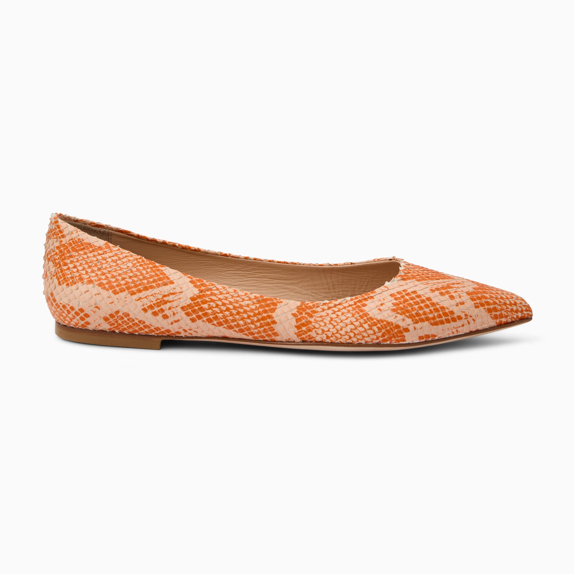 Gabrisa Italian Leather Flat