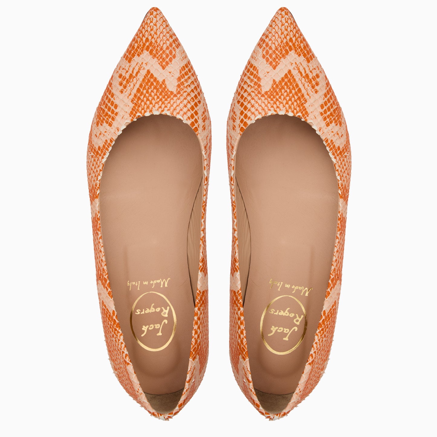 Gabrisa Italian Leather Flat