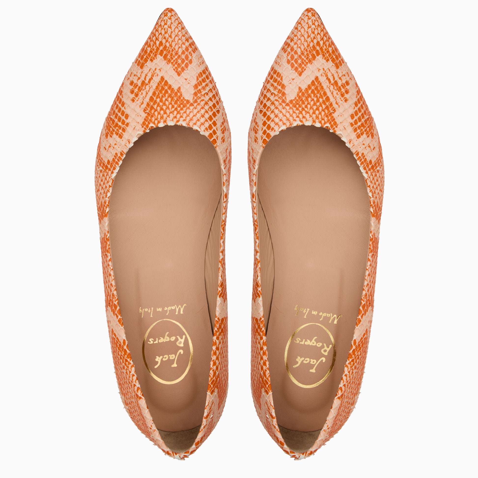 Gabrisa Italian Leather Flat