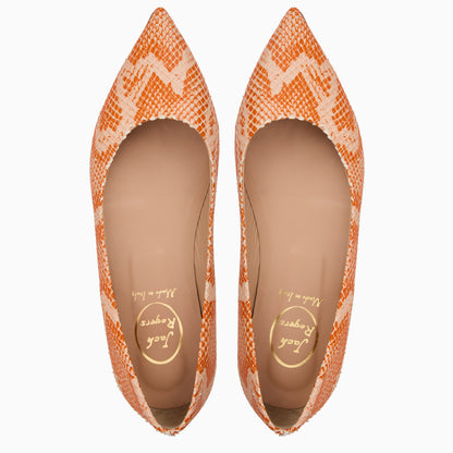 Gabrisa Italian Leather Flat