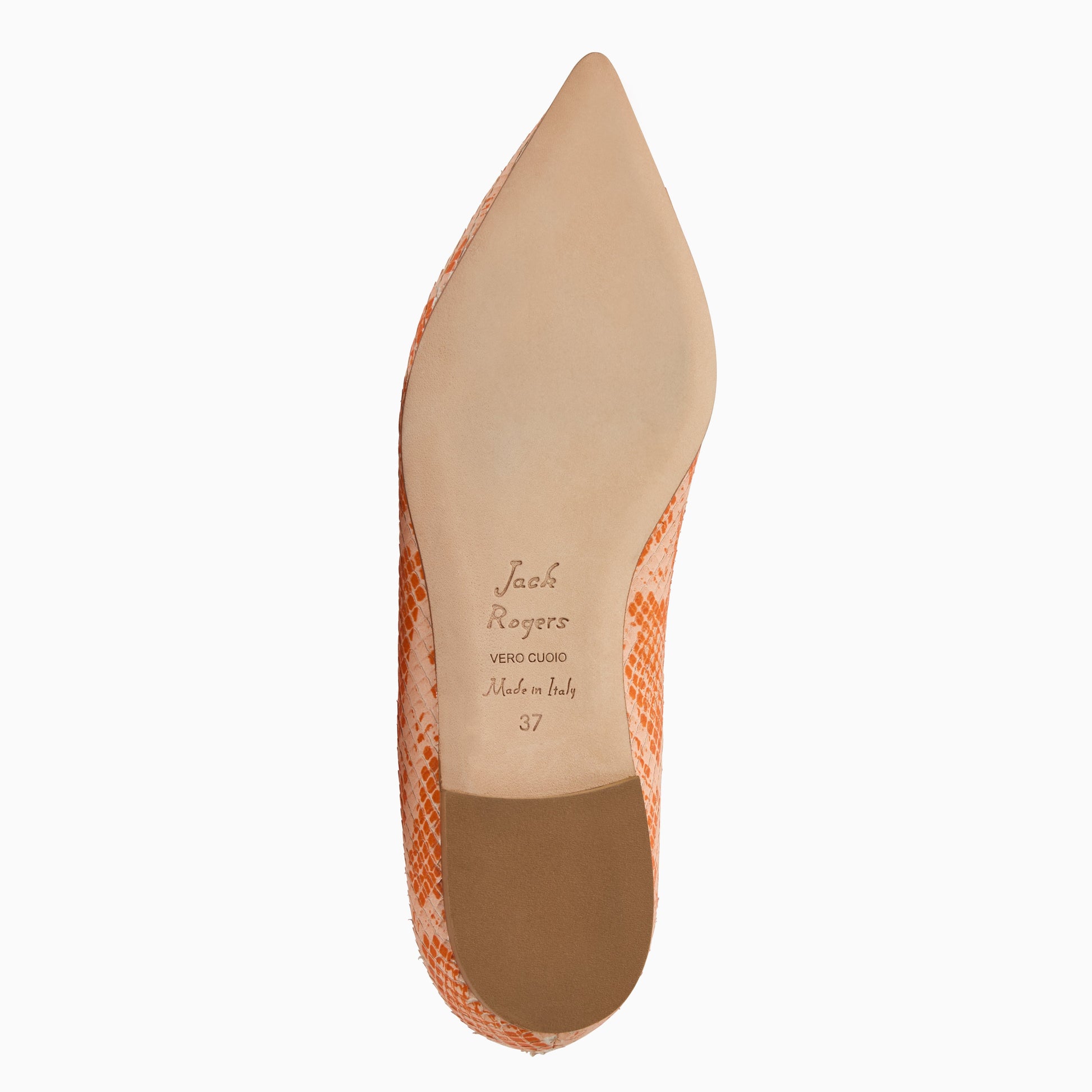 Gabrisa Italian Leather Flat