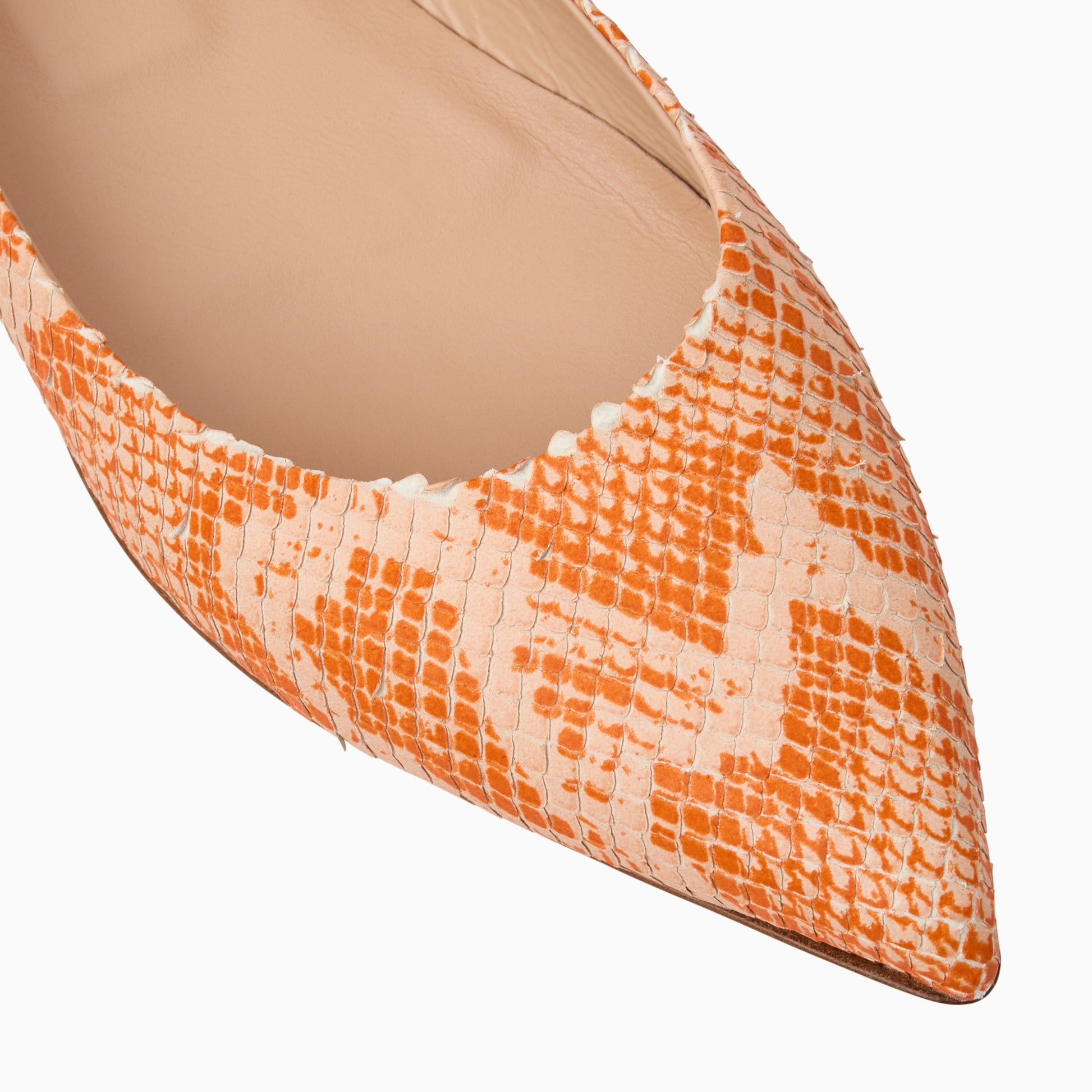 Gabrisa Italian Leather Flat