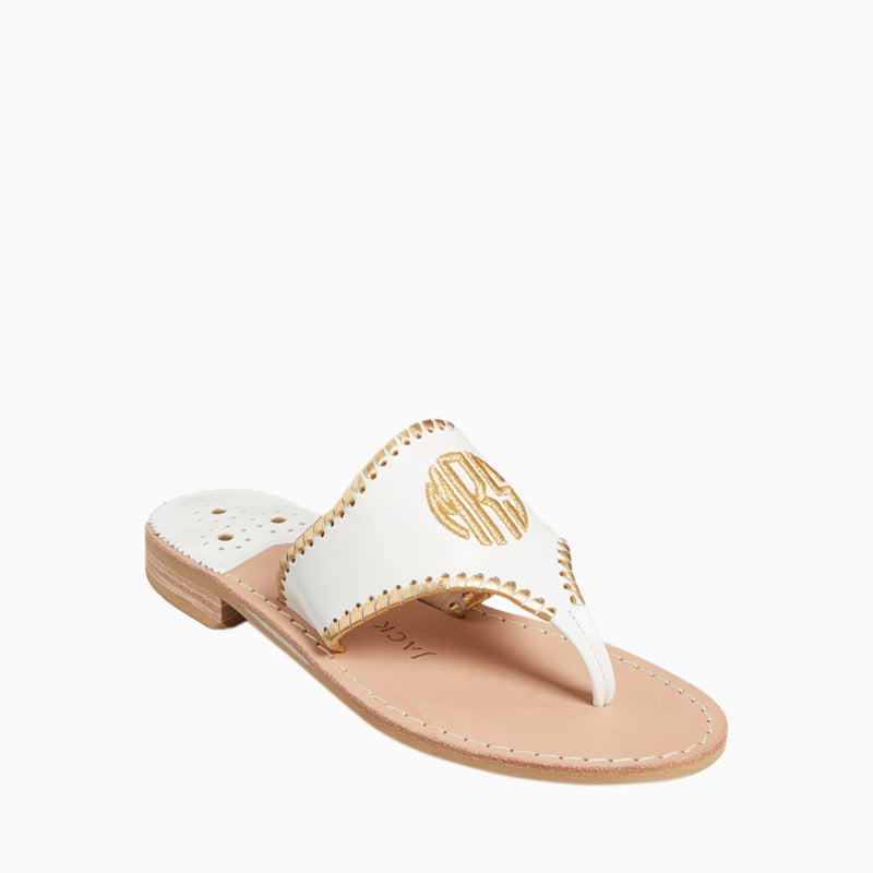 Jacks Embroidered "MRS" Sandal