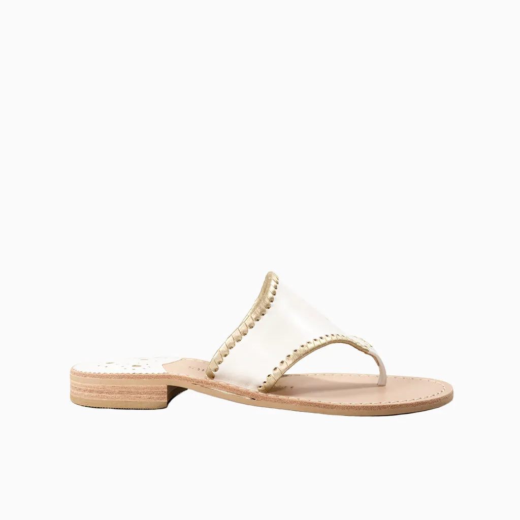 Jacks Embroidered "I DO" Sandal