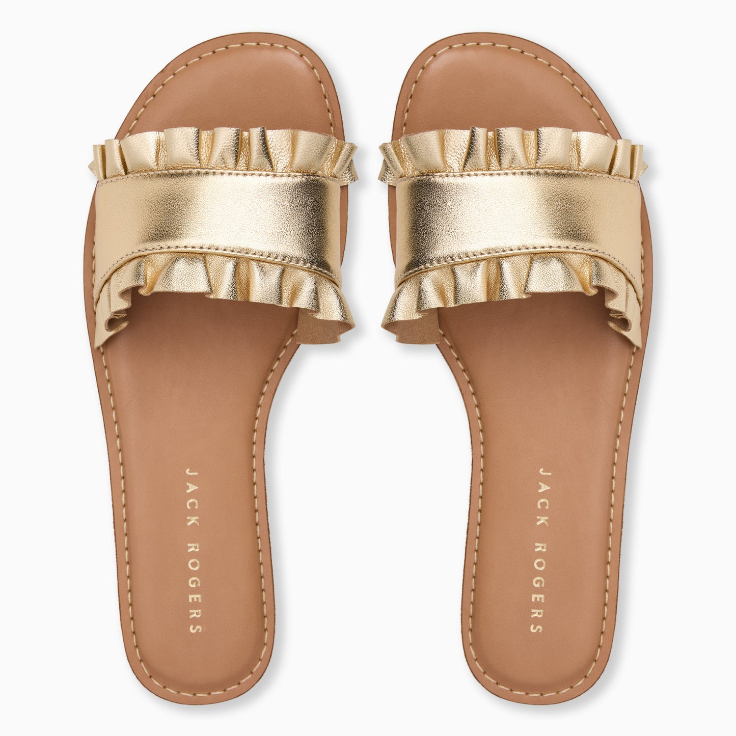 Rozette Ruffle Slide