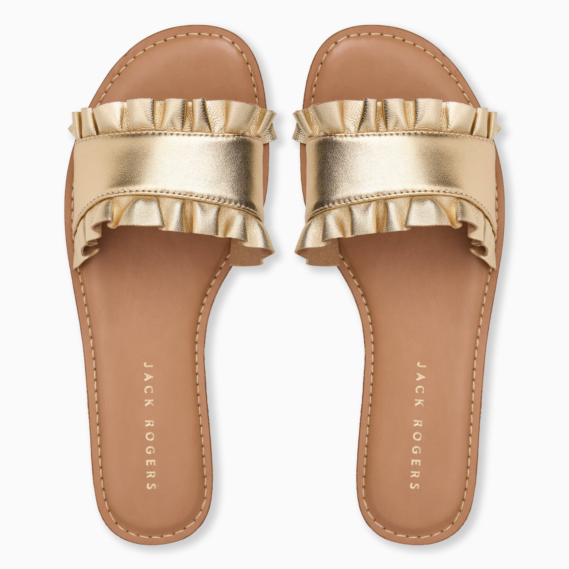 Rozette Ruffle Slide