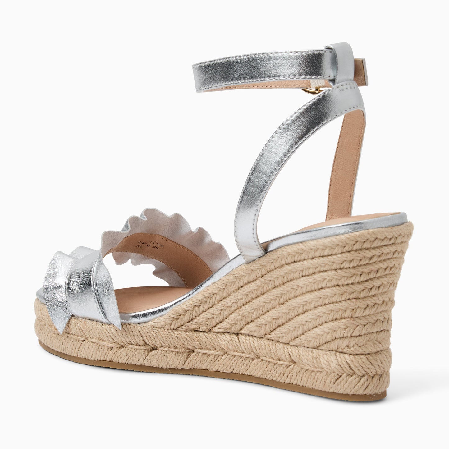 Rozette Ruffle Wedge
