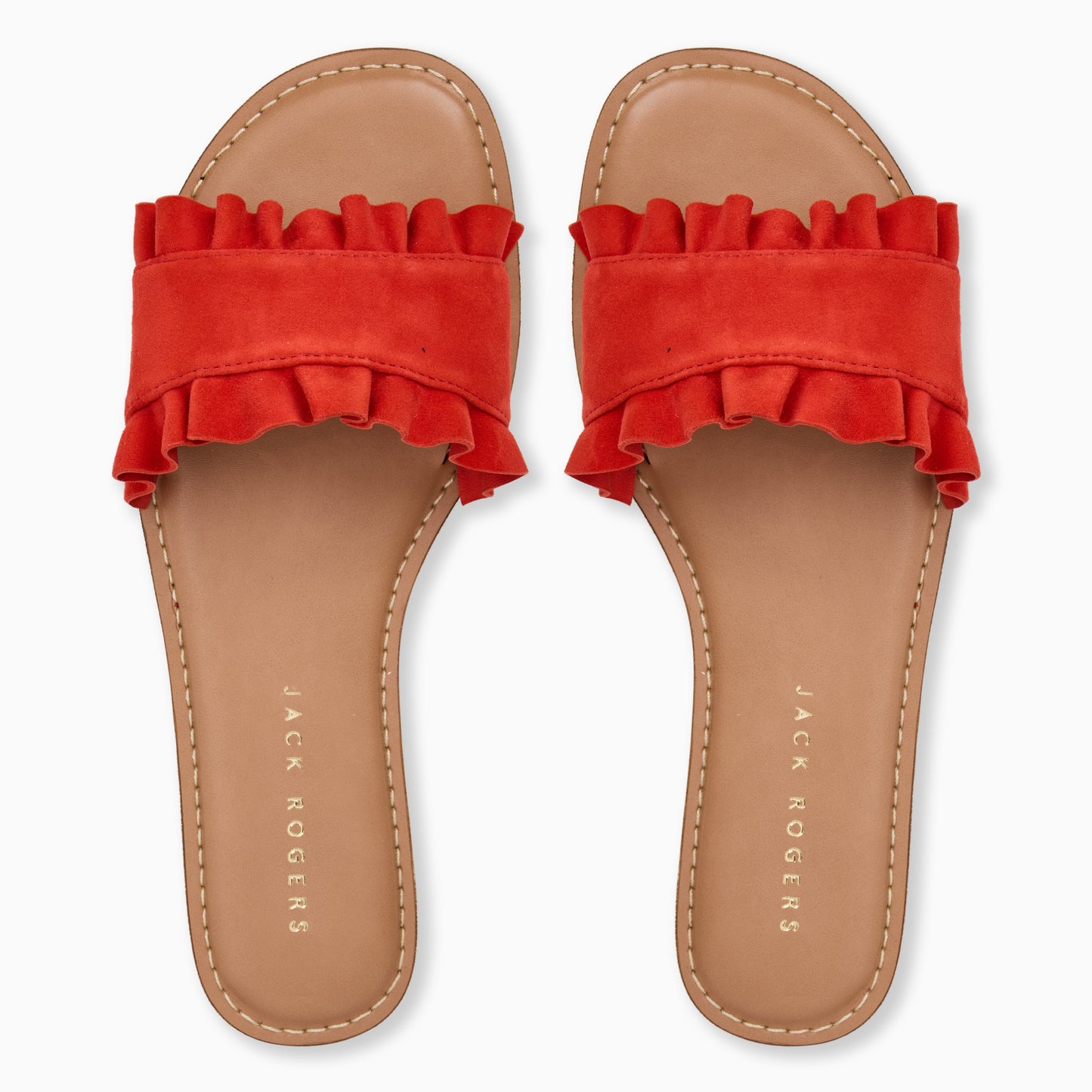 Rozette Ruffle Slide