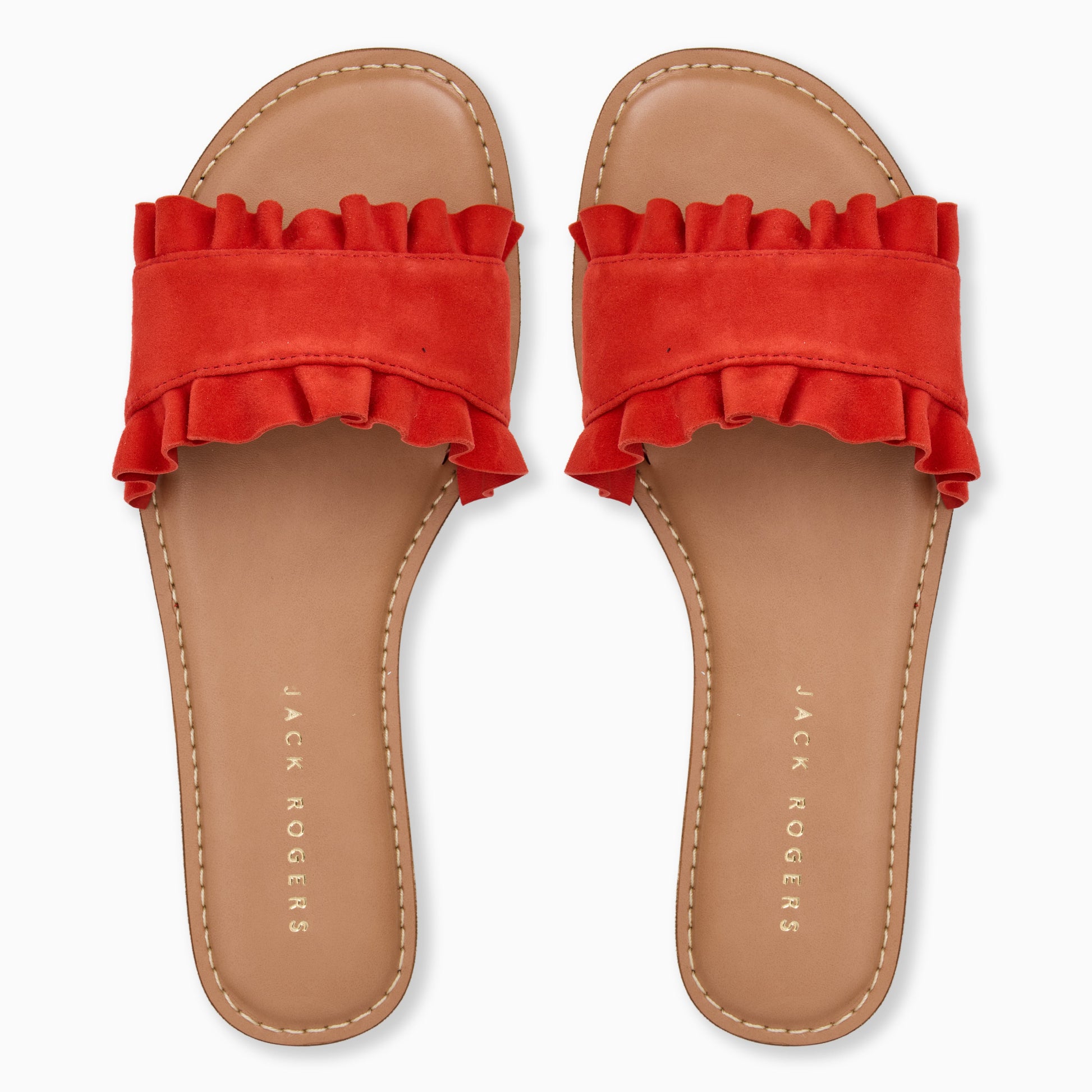 Rozette Ruffle Slide