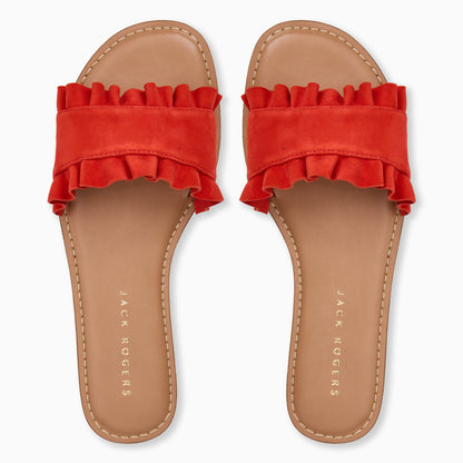 Rozette Ruffle Slide
