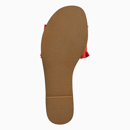 Rozette Ruffle Slide