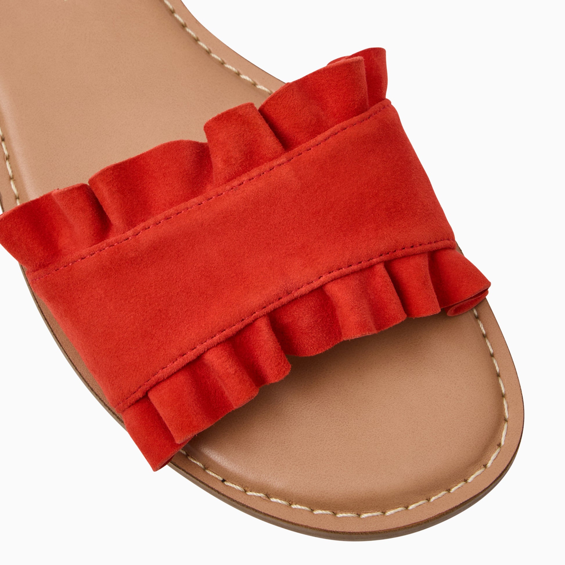 Rozette Ruffle Slide