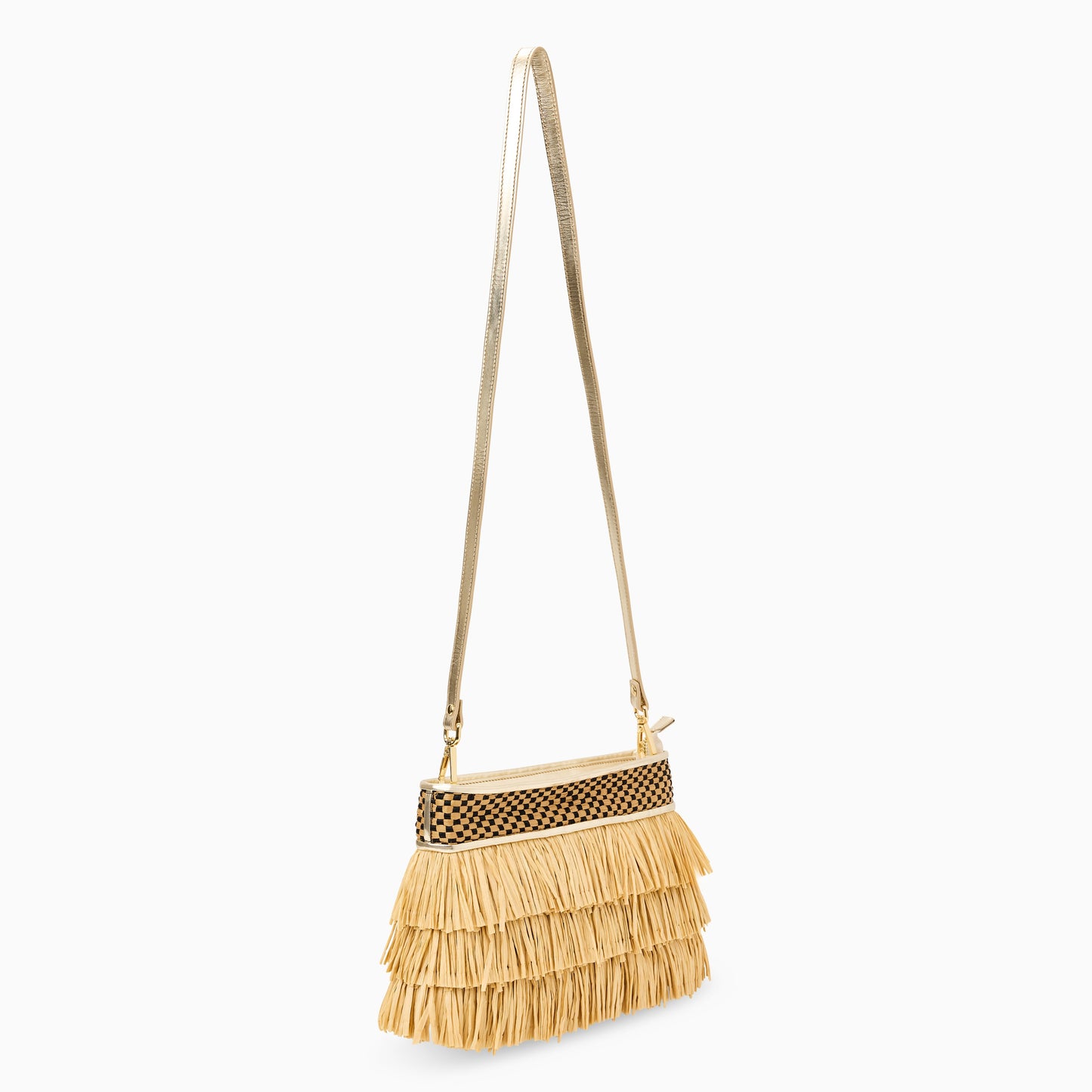 Elba Raffia Purse