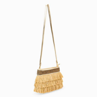 Elba Raffia Purse