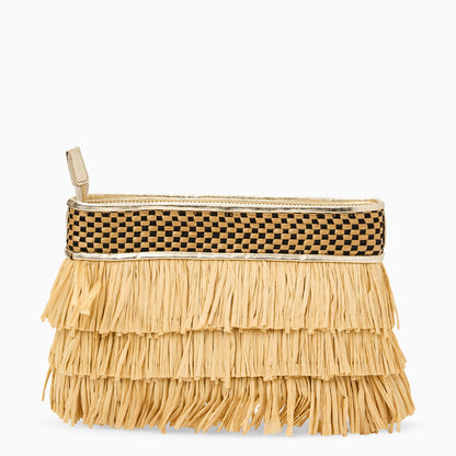 Elba Raffia Purse