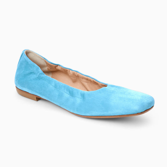 Santa Maria Italian Suede Flat