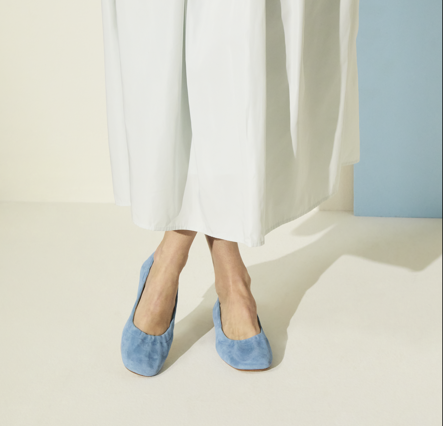 Santa Maria Italian Suede Flat