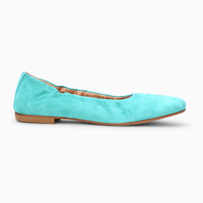 Santa Maria Italian Suede Flat