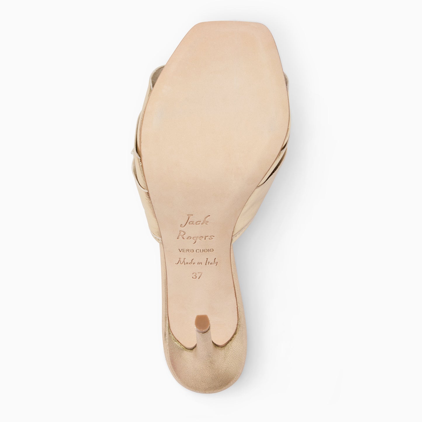 Beatrice Ruffle Italian Leather Heel