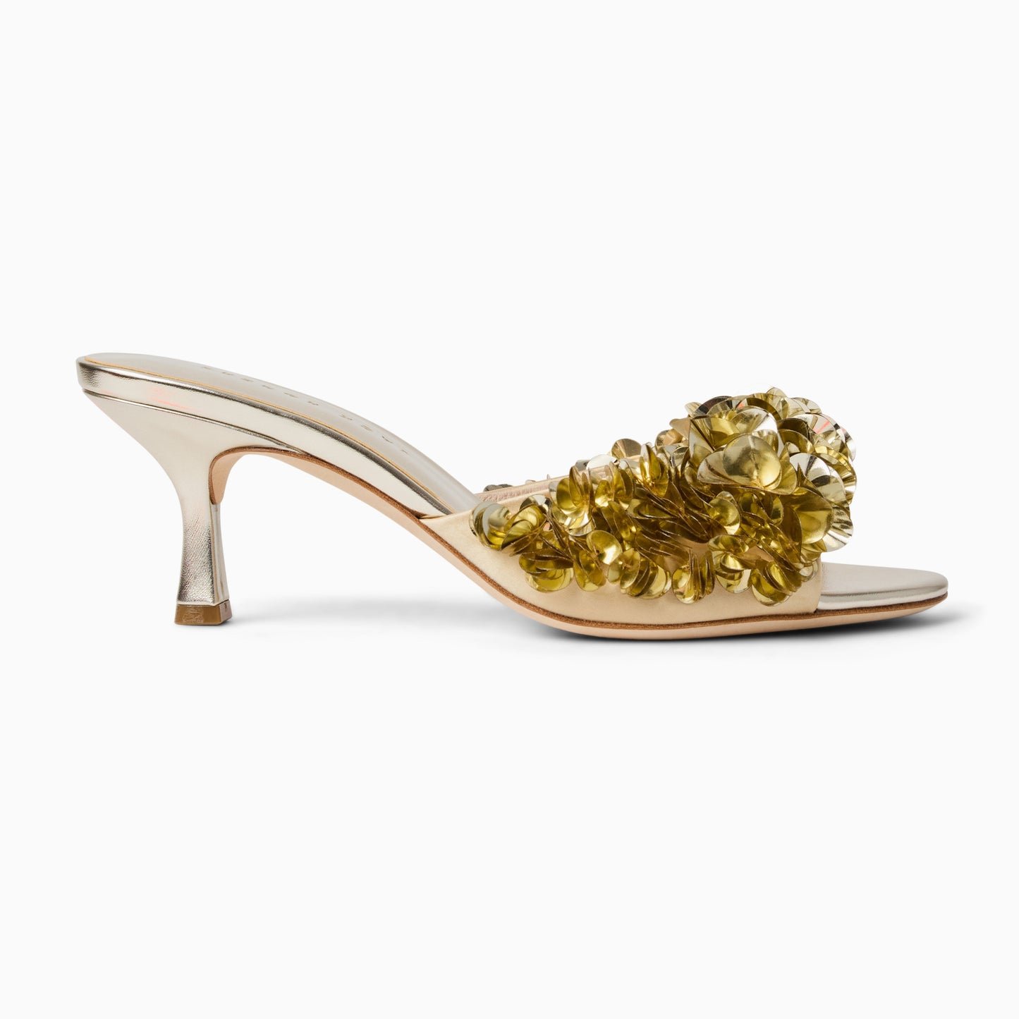 Crown Sequin Heel
