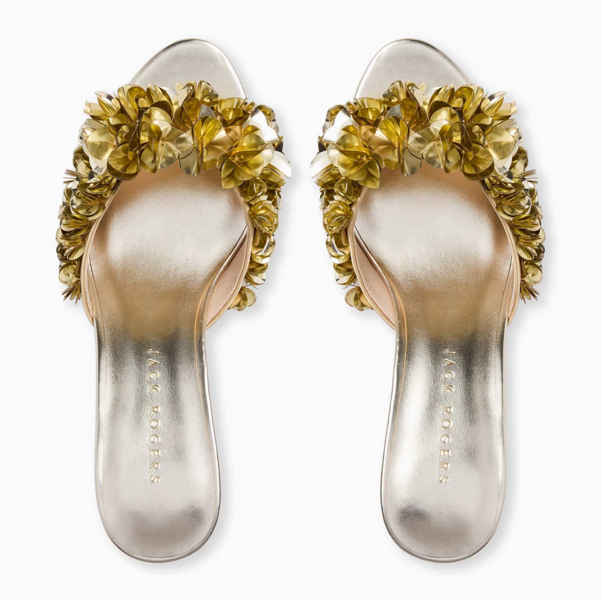 Crown Sequin Heel