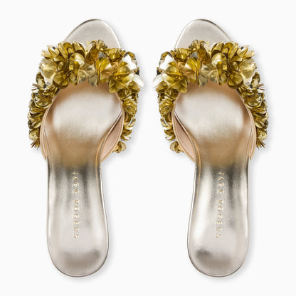 Crown Sequin Heel