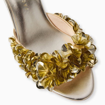 Crown Sequin Heel