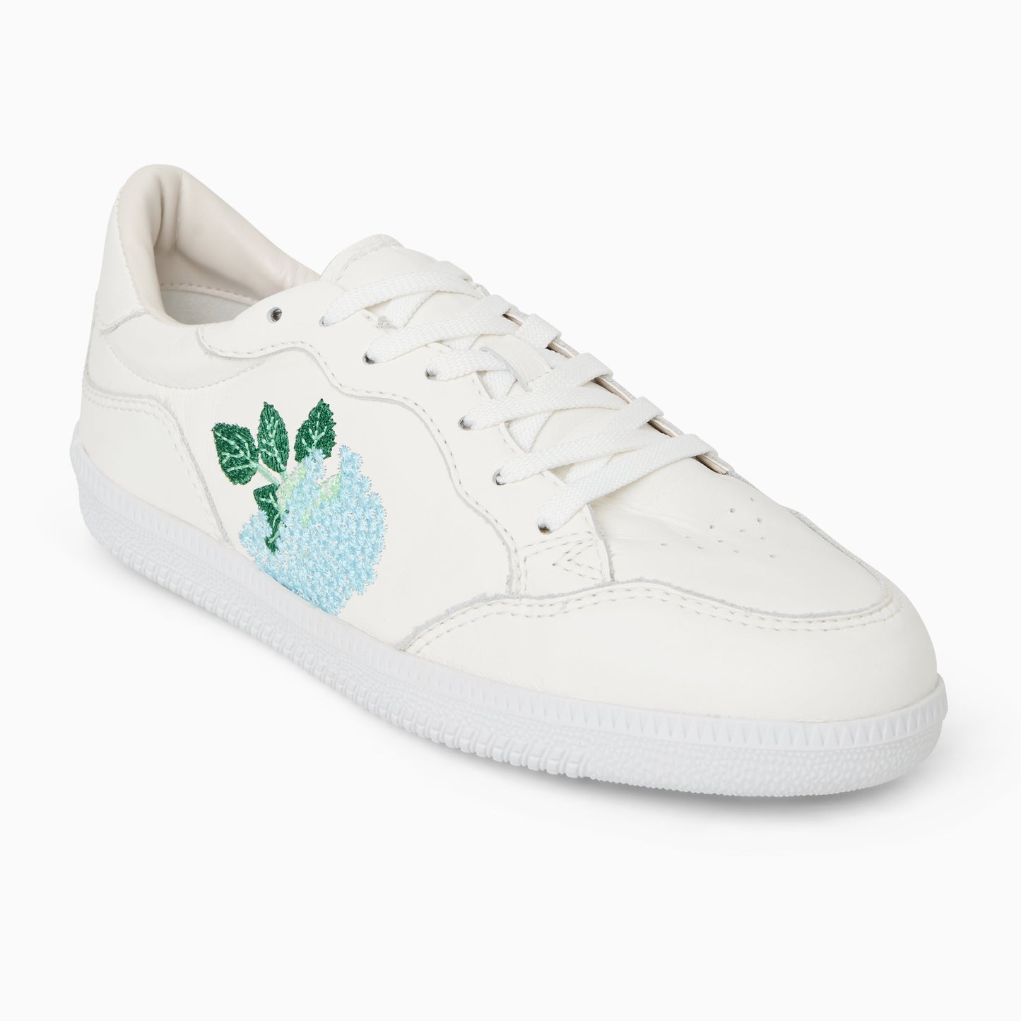 Embroidered Hydrangea Sneaker