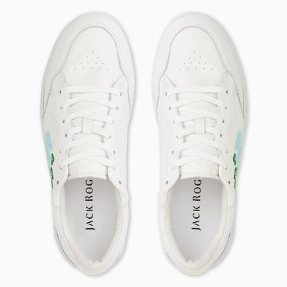 Embroidered Hydrangea Sneaker