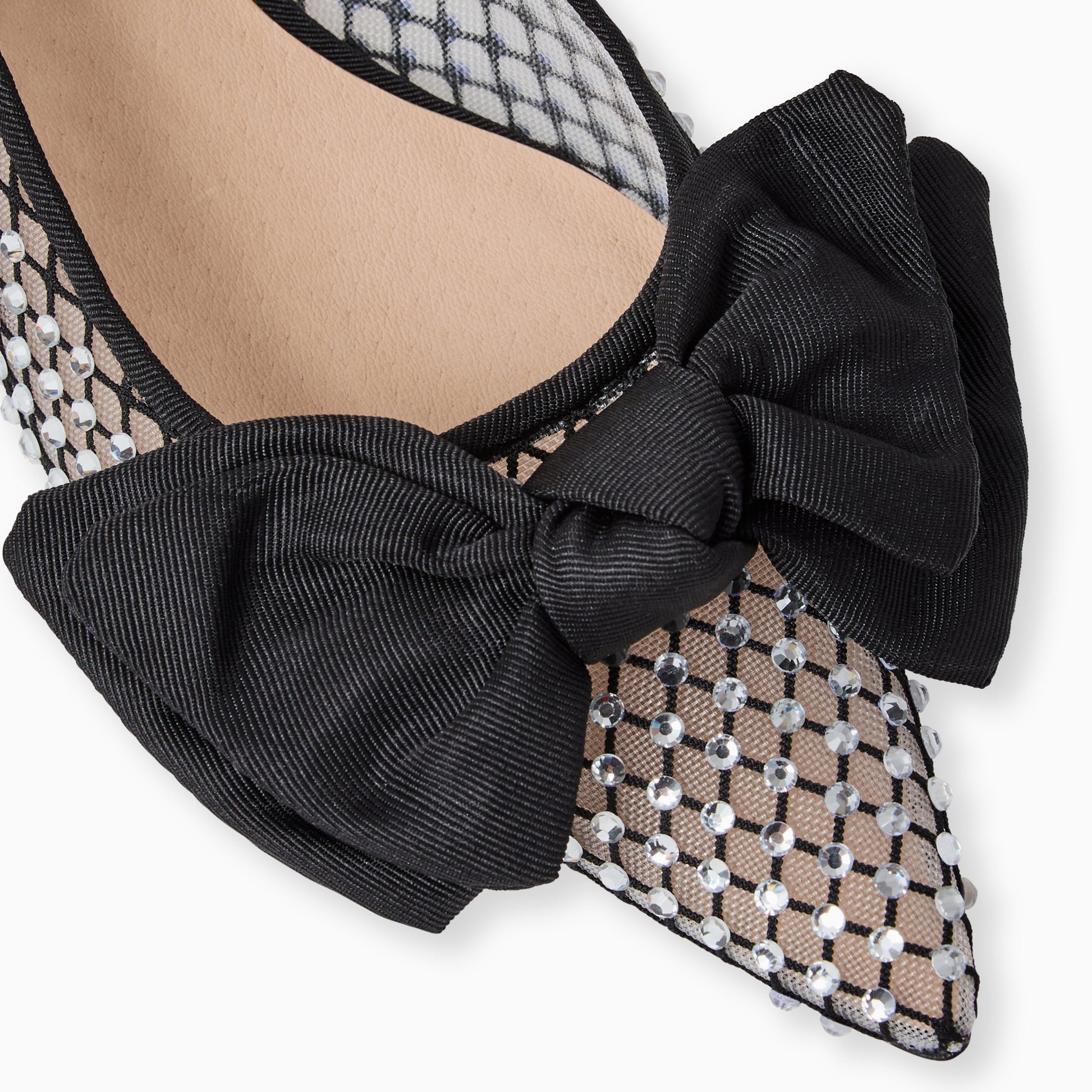 Debra Jeweled Sling Kitten Heel