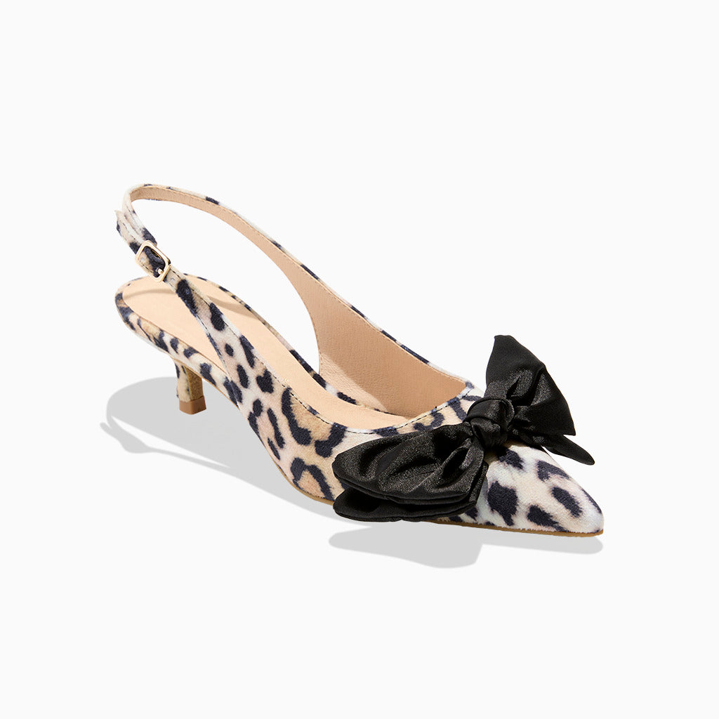 Debra Sling Kitten Heel