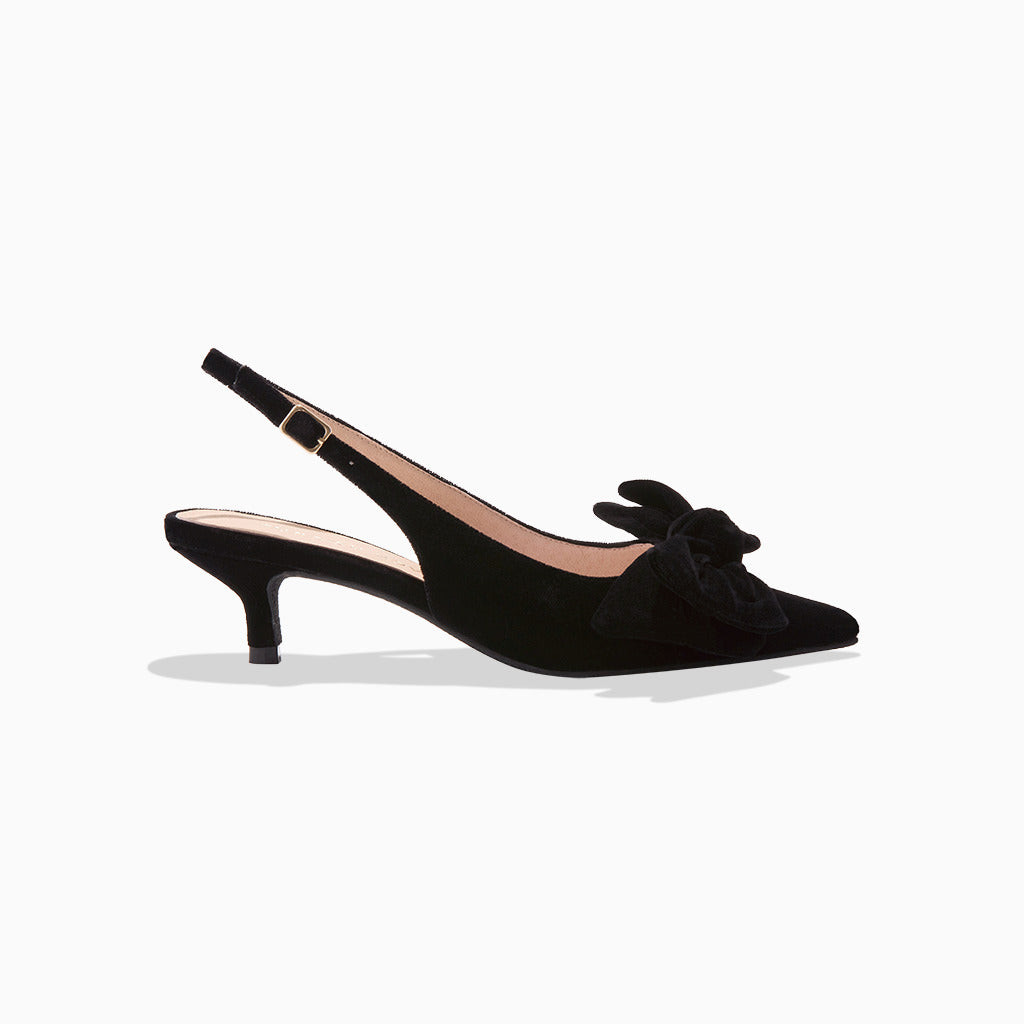 Debra Sling Kitten Heel