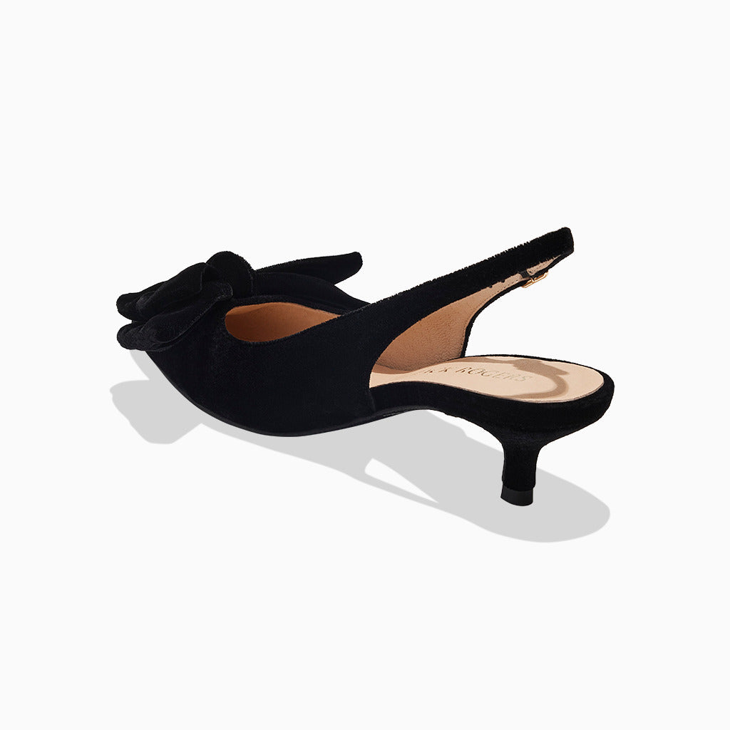 Debra Sling Kitten Heel