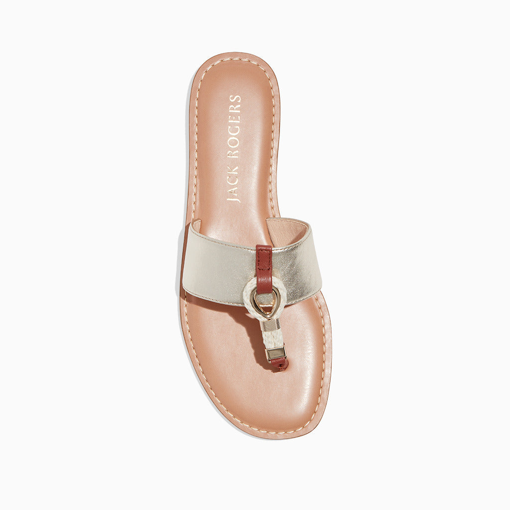 Newton Leather Flat Sandal