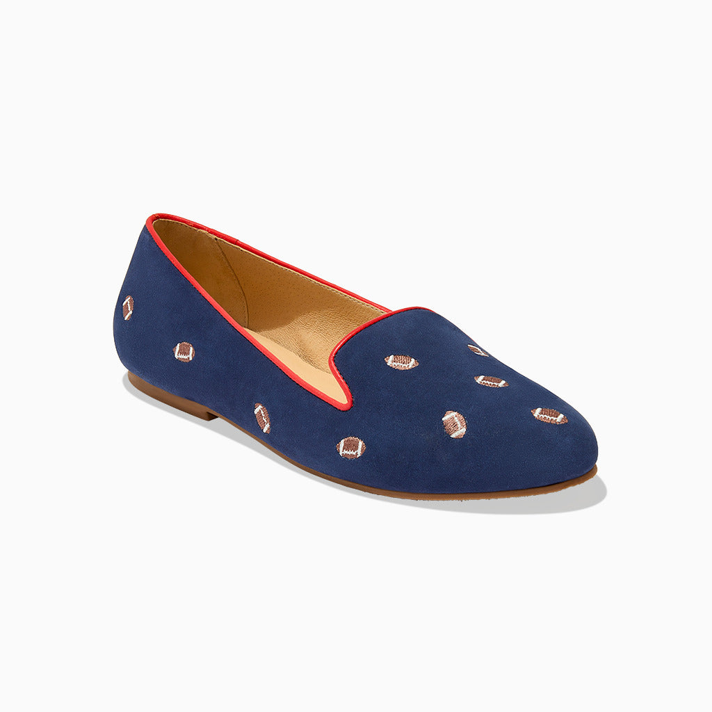 Embroidered Football Loafer