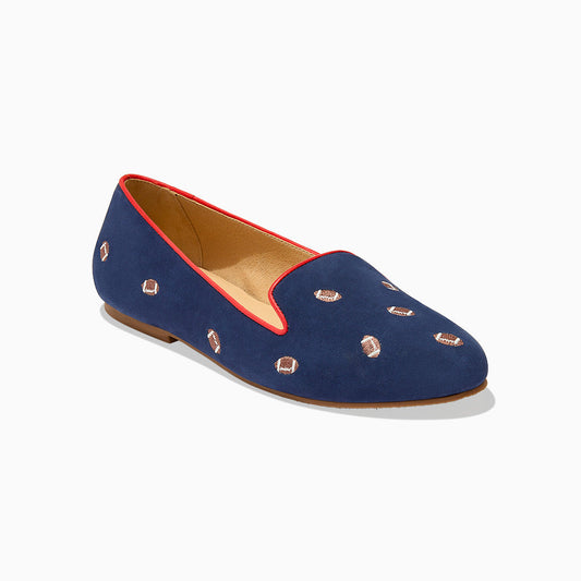 Embroidered Football Loafer