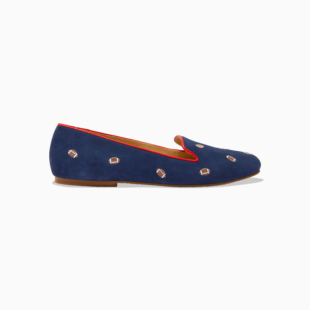 Embroidered Football Loafer