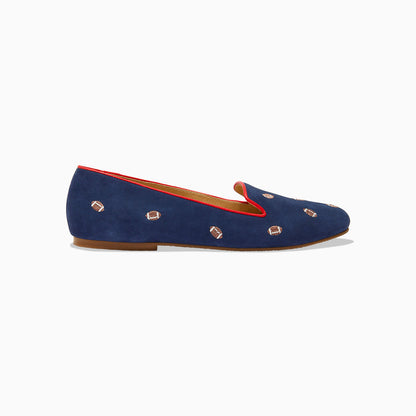 Embroidered Football Loafer