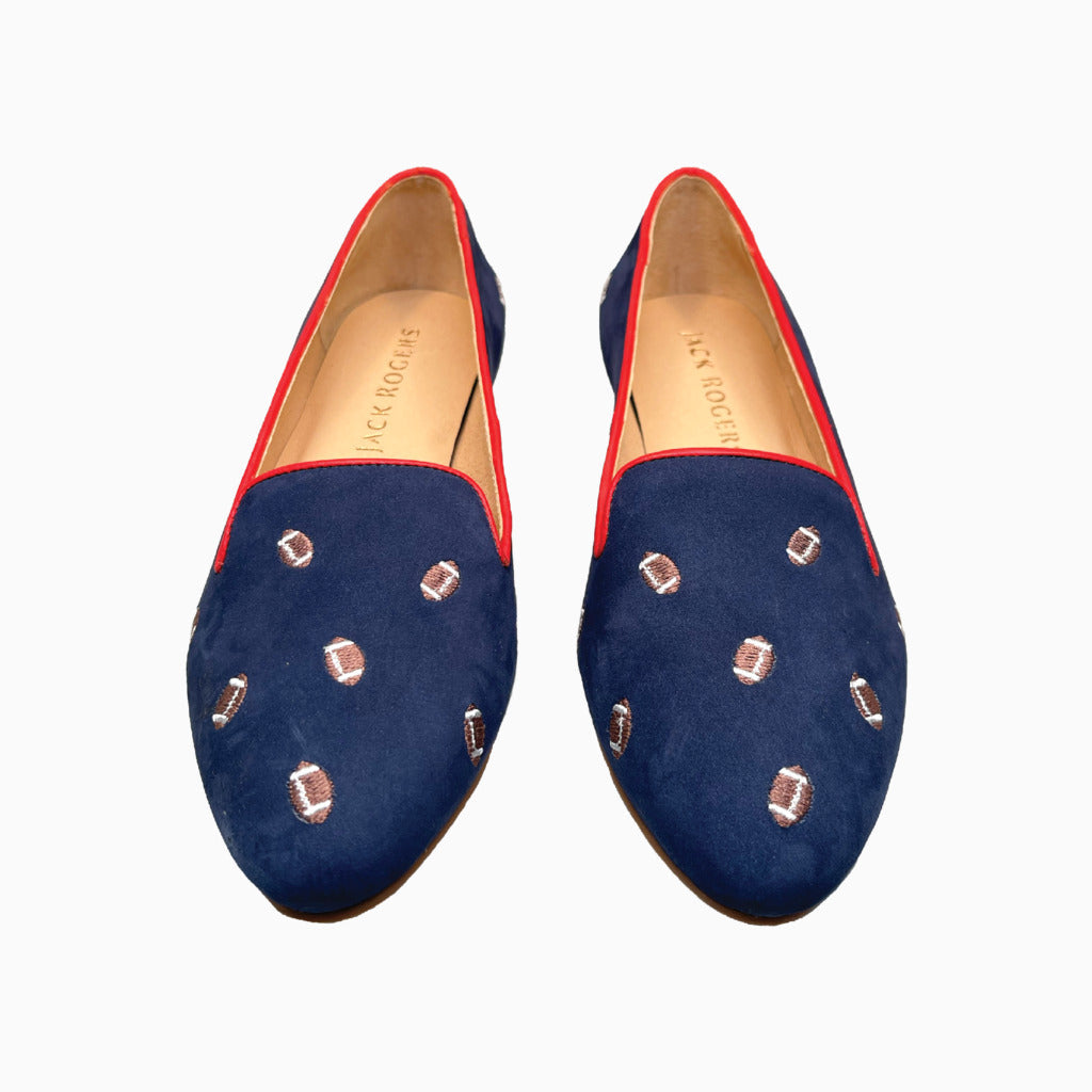 Embroidered Football Loafer