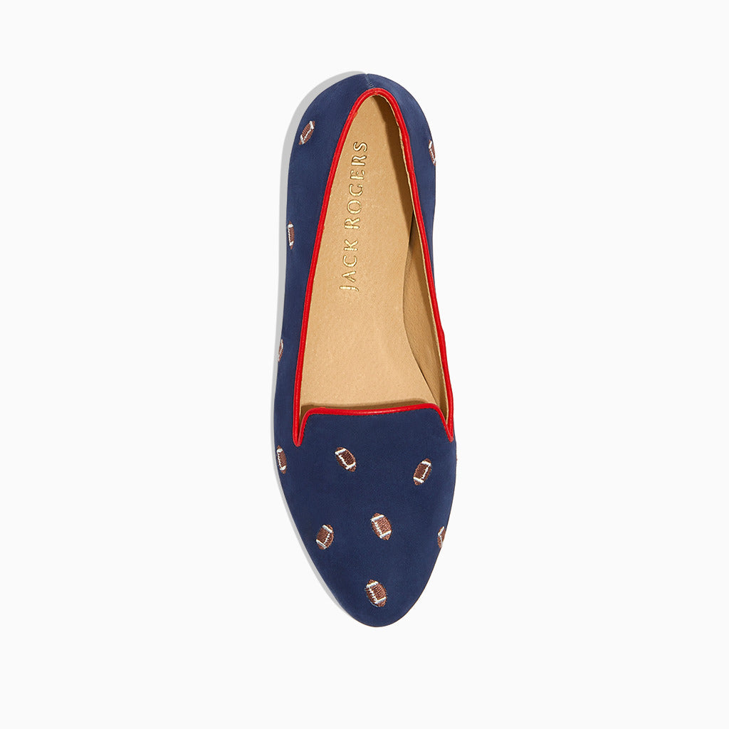 Embroidered Football Loafer